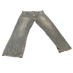 Perry Ellis Premium Denim Men's Jeans 36x30‎ Blue Straight Leg 100% Cotton